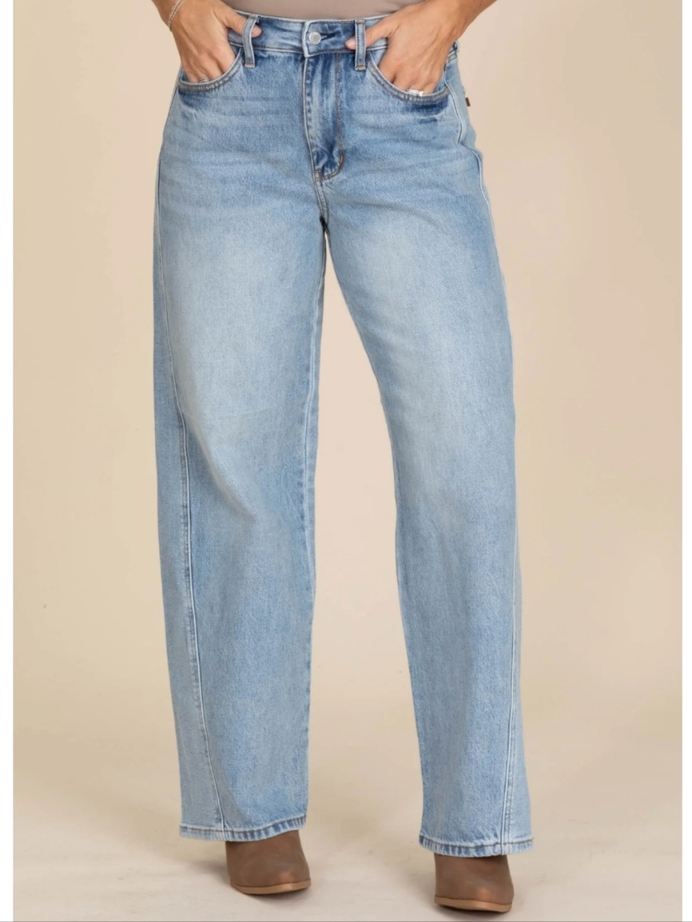 Judy Blue Wilhemina Rigid Magic Baggy Wide Leg Jeans - Picture 3 of 10